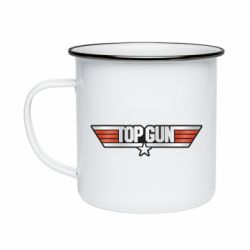 Кружка емальована Top Gun Logo - PrintSalon