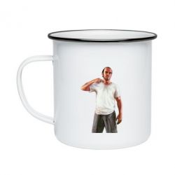 Кружка емальована Trevor - PrintSalon