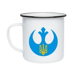 Кружка эмалированная Трезубец - PrintSalon