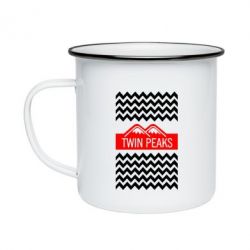 Кружка эмалированная Твин Пикс 3 - PrintSalon