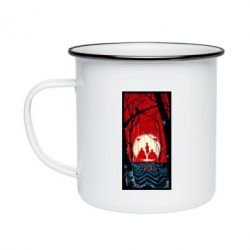Кружка эмалированная Твин Пикс Лес - PrintSalon