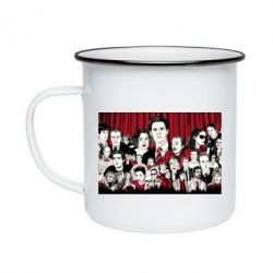 Кружка эмалированная Твин Пикс - PrintSalon