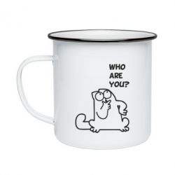 Кружка емальована Ти хто такий? - PrintSalon