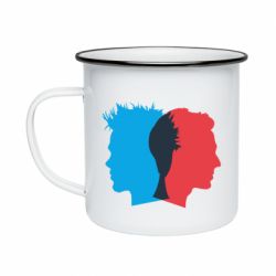 Кружка емальована Tyler Durden & Jack - PrintSalon