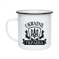 Кружка эмалированная Україна ненька - PrintSalon