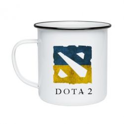 Кружка емальована Ukraine Dota Team - PrintSalon