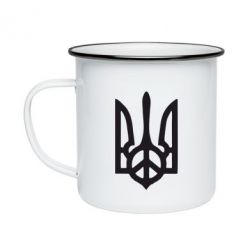 Кружка эмалированная Ukraine Peace - PrintSalon