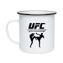 Кружка емальована Ultimate Fighting Championship - PrintSalon