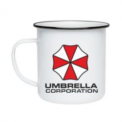 Кружка емальована Umbrella - PrintSalon