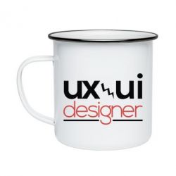 Кружка эмалированная UX UI Designer - PrintSalon
