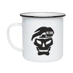 Кружка эмалированная VDV Skull