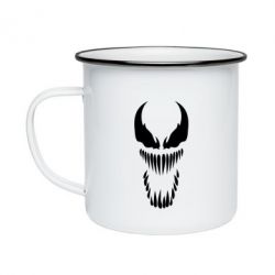 Кружка эмалированная Веном Силуэт - PrintSalon