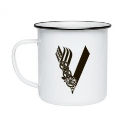 Кружка эмалированная Викинги - PrintSalon