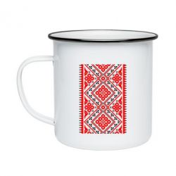 Кружка эмалированная Вишиванка - PrintSalon