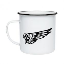 Кружка эмалированная Volkswagen Art - PrintSalon