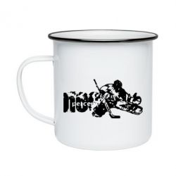 Кружка эмалированная Вратарь - PrintSalon