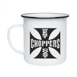 Кружка эмалированная West Coast Choppers - PrintSalon