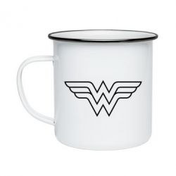 Кружка эмалированная Wonder Woman Logo - PrintSalon