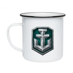 Кружка емальована World of Warships Main Logo - PrintSalon