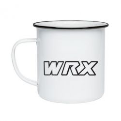 Кружка эмалированная WRX logo - PrintSalon