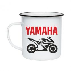 Кружка эмалированная Yamaha Bike - PrintSalon