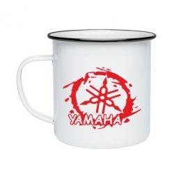 Кружка эмалированная Yamaha Moto - PrintSalon