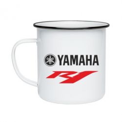 Кружка эмалированная Yamaha R1 - PrintSalon