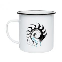 Кружка эмалированная Zerg Symbol-PrintSalon Кружка эмалированная Zerg Symbol