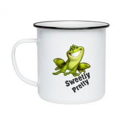 Кружка эмалированная Жабка - PrintSalon