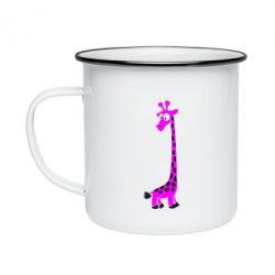 Кружка эмалированная Жираф - PrintSalon
