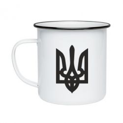 Кружка емальована Жирний Герб України - PrintSalon