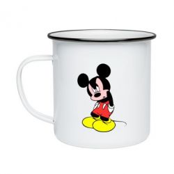 Кружка емальована Злий Міккі Маус - PrintSalon