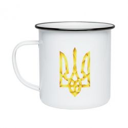 Кружка эмалированная Золотий герб - PrintSalon
