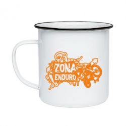 Кружка емальована Zona Enduro