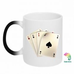 Чашка-хамелеон 4 cards - PrintSalon