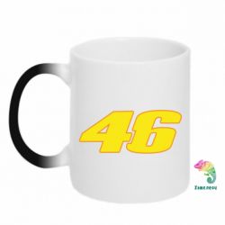 Чашка-хамелеон 46 Valentino Rossi - PrintSalon