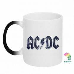 Чашка-хамелеон AC/DC Logo - PrintSalon
