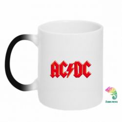 Чашка-хамелеон AC/DC Red Logo - PrintSalon
