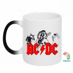 Чашка-хамелеон AC DC - PrintSalon