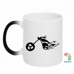 Чашка-хамелеон Аццкий байк - PrintSalon