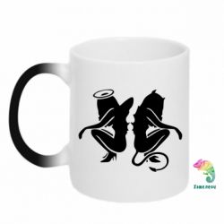 Чашка-хамелеон Ангел і Демон