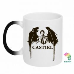 Чашка-хамелеон Ангел Кастиэль - PrintSalon