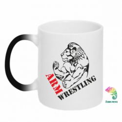 Чашка-хамелеон Arm Wrestling - PrintSalon