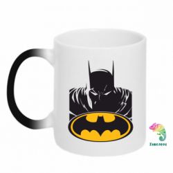 Чашка-хамелеон Batman face - PrintSalon