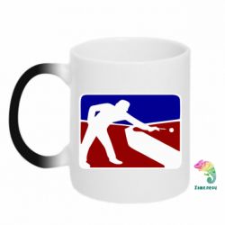 Чашка-хамелеон Бильярд - PrintSalon
