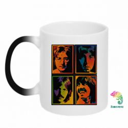 Чашка-хамелеон Битлы - PrintSalon