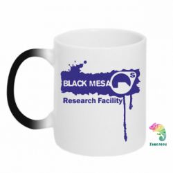 Чашка-хамелеон Black Mesa - PrintSalon