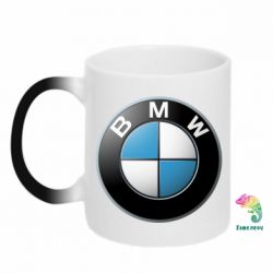 Чашка-хамелеон BMW Logo 3D