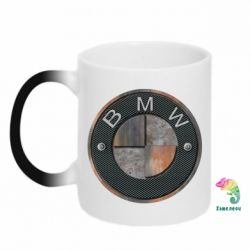 Чашка-хамелеон BMW Steel Logo