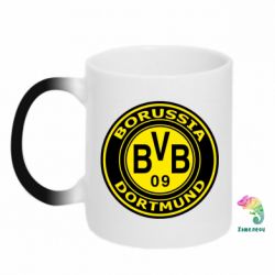 Чашка-хамелеон Borussia Dortmund - PrintSalon